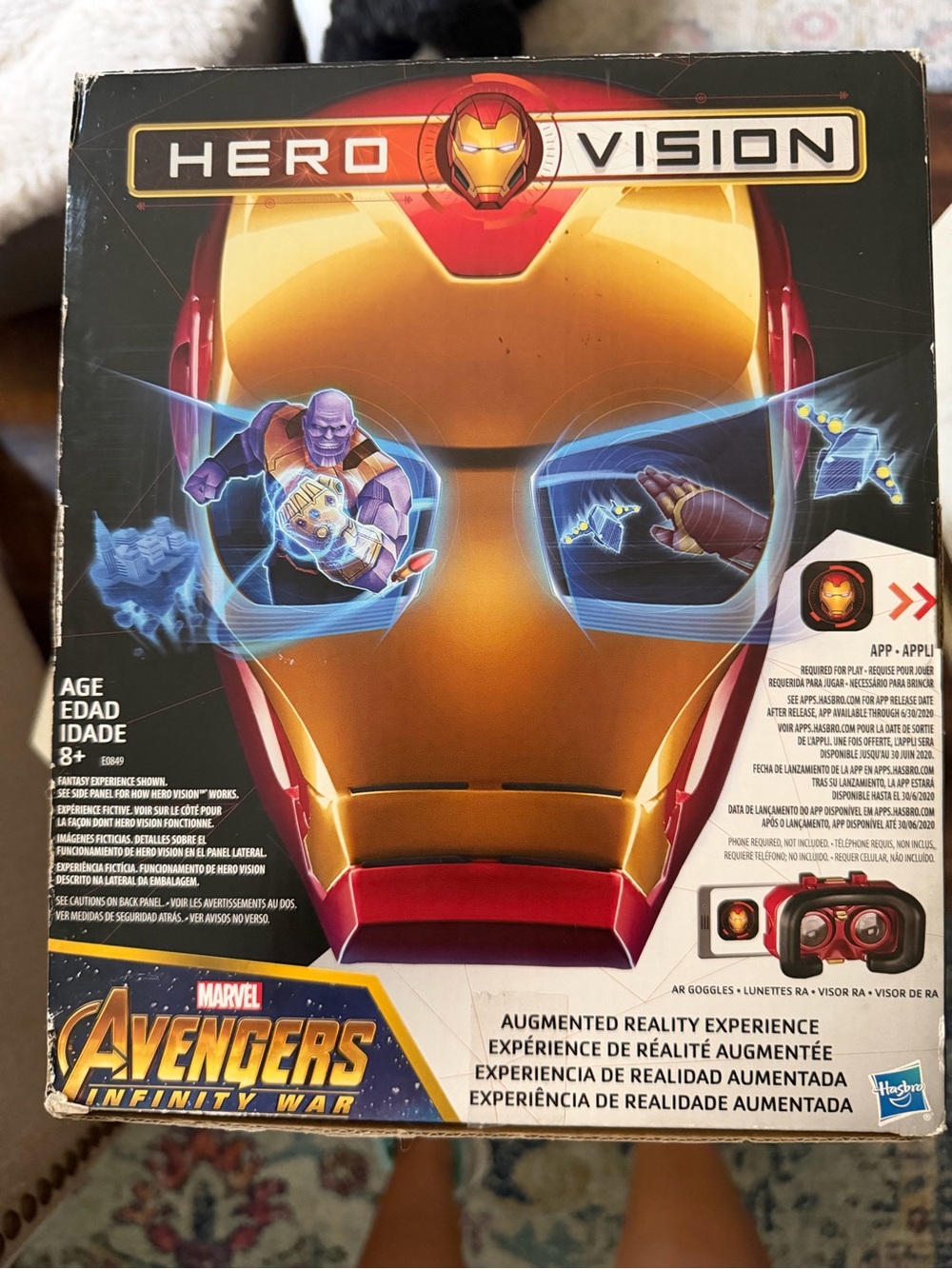 Marvel Iron Man Hero Vision AR Headset - Red and Gold